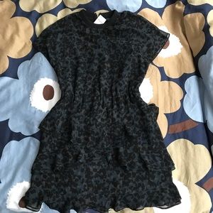 MADEWELL animal/floral print dress Size 2